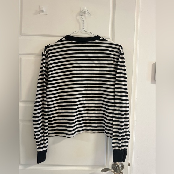 Brandy Melville Striped Longsleeve Shirt - Picture 2 of 3